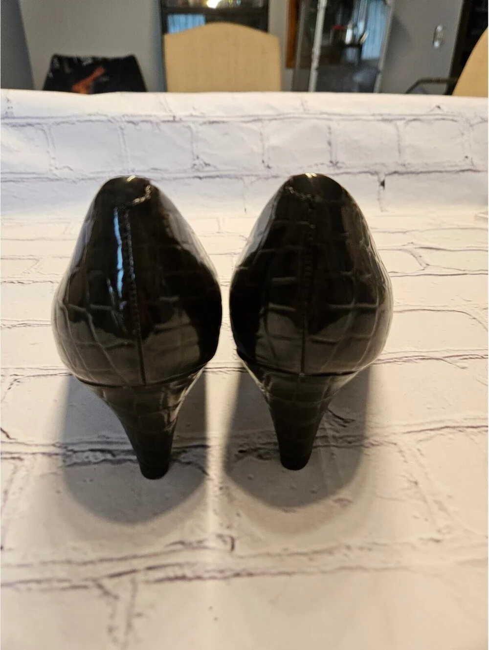 Bandolino Jossline Kitten Patent Leather Heels